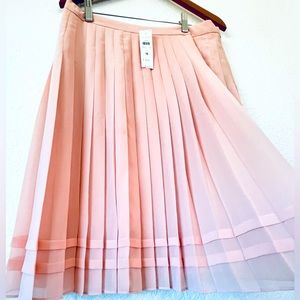 ✨ANN TAYLOR✨ Pink pleated skirt Brand New With Tag Size 10
